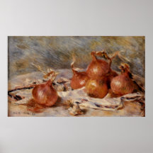 Renoir's Still Life with Onions (1881) Poster
