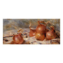 Renoir's Still Life with Onions (1881) Full Color Rack Card