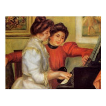 Renoir's Yvonne and Christine Lerolle at the Piano Post Cards