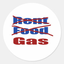 rent food gas sticker