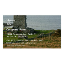 Renvyle Castle In County Galway Ireland Near Tully Business Card