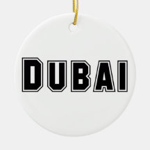 Rep Ya Hood Custom United Arab Emirates, Dubai Christmas Tree Ornaments