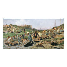 Repair Work On The Railroad, By Sawizkij Konstanti Photo Greeting Card