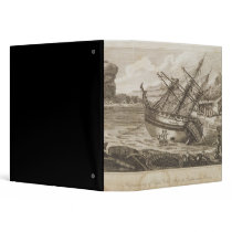 Repairing of Captain Cooks ship Vinyl Binder