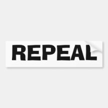 REPEAL BUMPER STICKER