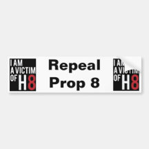 Repeal Prop 8 Bumper Sticker