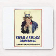 Repeal & Replace Obamacare Mousepad