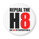 Repeal the H8- Say NO to Proposition 8 magnets