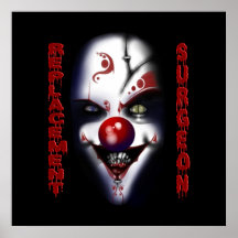 Replacement Surgeon - Evil Clown Print