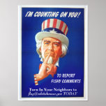 "Report Fishy Comments!" posters