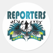Reporters Gone Wild Sticker