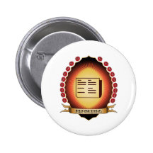 Reporting Mandorla Pinback Button