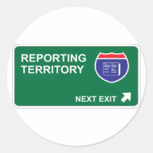 Reporting Next Exit Sticker