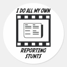Reporting Stunts Stickers