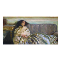 Repose by John Singer Sargent Picture Card