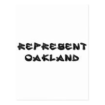 Represent Oakland Postcard
