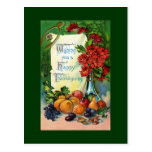 Reproduction antique de carte postale de bon thank