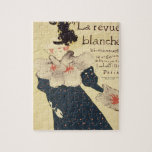 Reproduction of a poster advertising 'La Revue Bla Puzzles