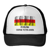 Republic of North Ossetia-Alania Flag Trucker Hats