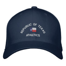 Republic of Texas 1836 Customized Embroidered Hat