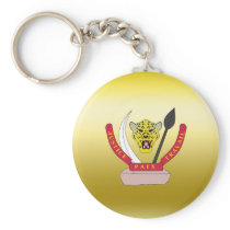 Republic of the Congo Coat of Arms Key Chain