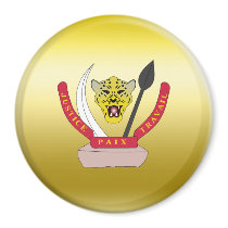 Republic of the Congo Coat of Arms Magnet