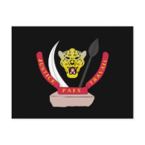 Republic of the Congo Coat of Arms Postcards