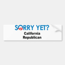 Républicain de la Californie Autocollants Pour Voiture