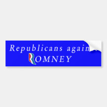 Républicains contre Romney Adhésifs Pour Voiture