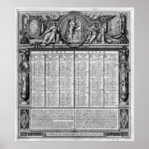 Republican calendar, 22nd September 1793 Print