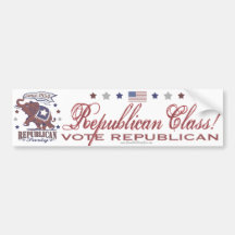 Republican Class Bumper Sticker