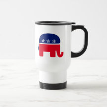 Republican Elephant Coffee Mugs