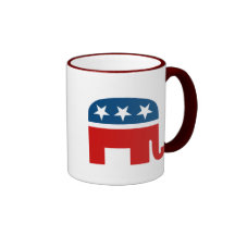 Republican Elephant Coffee Mugs