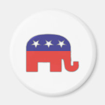 Republican Elephant Fridge Magnets