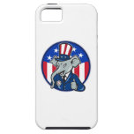 Republican Elephant Mascot Thumbs Up USA Flag casemate cases