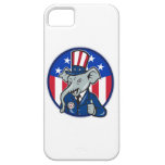 Republican Elephant Mascot Thumbs Up USA Flag casemate cases