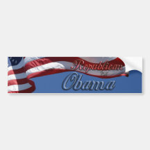 Republican for Obama Bumper Stickers