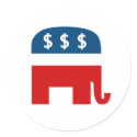 Republican Greed stickers
