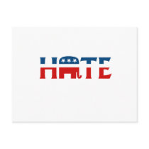 Republican Hate Postcard