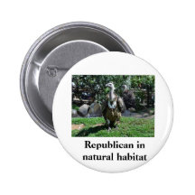 Republican in natural habitat pin