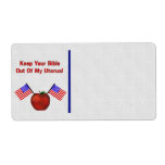 REPUBLICAN MOLESTORS CUSTOM SHIPPING LABELS