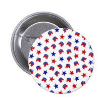 Republican Party Collage buttons