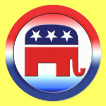 Republican Party Symbol stickers