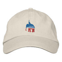 Republican Polo Player Embroidered Hat