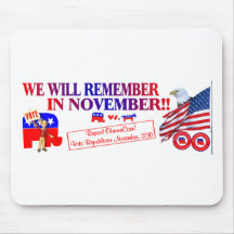 Republican Remember In November Anti ObamaCare Mousepads