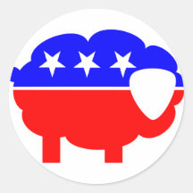 Republican Sheep Stickers