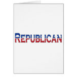 Republican Stars and Stripes Logo Cards