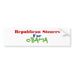 Republican Stoners, For, Obama bumper stickers