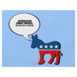 Republican Values - Don't get sick Flyer Design
