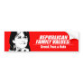 Republican Values - Greed, Fear, and Hate Bumper Sticker